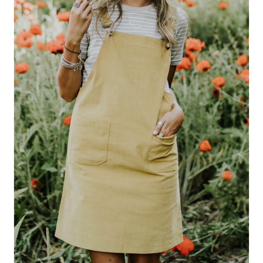 Oaklee Overall Jumper - GoldenRod / M